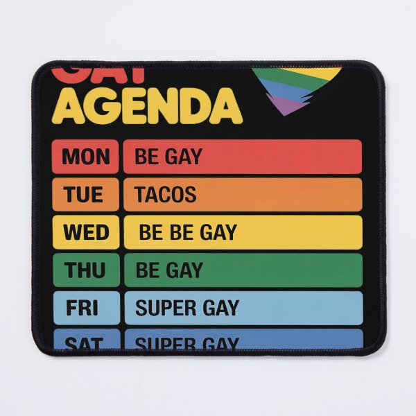 Item preview, The Gay Agenda Be Gay Pride Bisexual Love Rainbow Bi Queer designed and sold by NailMolisa.