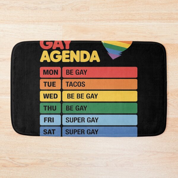 Item preview, The Gay Agenda Be Gay Pride Bisexual Love Rainbow Bi Queer designed and sold by NailMolisa.