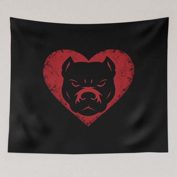 Item preview, Pit Bull Heart Graphic T-Shirt | Bold Pitbull Love & Loyalty Design | Streetwear Dog Lover Tee designed and sold by DailyDrivesct.