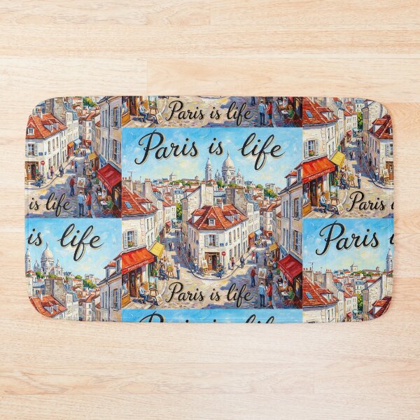 Item preview, Life is Paris, view from Montmartre designed and sold by MrBoutik.