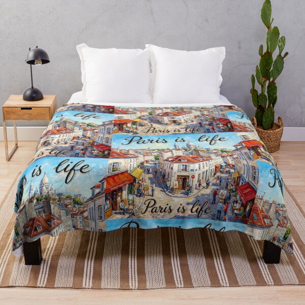 Item preview, Life is Paris, view from Montmartre designed and sold by MrBoutik.