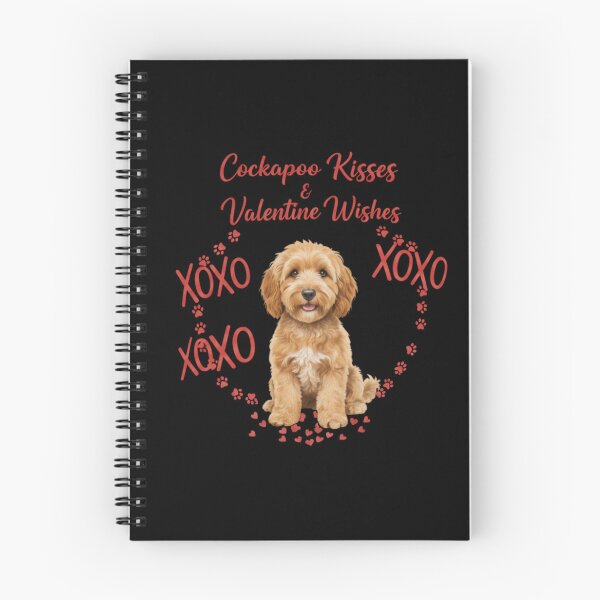 Item preview, Cockapoo Kisses and Valentine Wishes Cute Dog Lover Valentine's Day! designed and sold by RNTStudio.