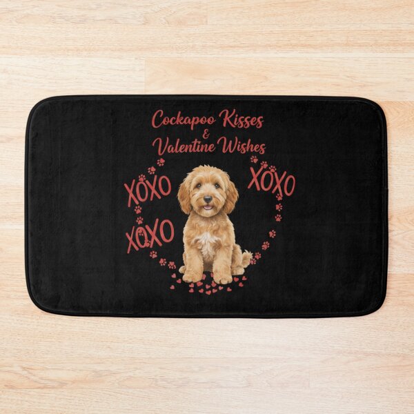 Item preview, Cockapoo Kisses and Valentine Wishes Cute Dog Lover Valentine's Day! designed and sold by RNTStudio.