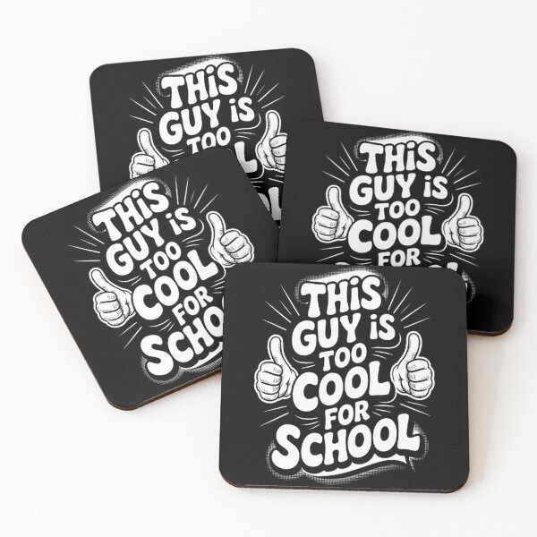 Item preview, This Guy Is Too Cool For School Thumbs Up designed and sold by HaiharryCartoon.