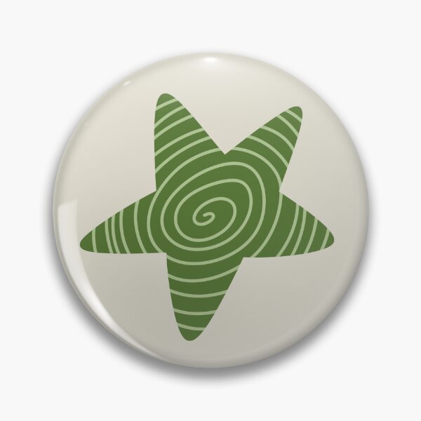 Item preview, Green spiral star designed and sold by Ambraxell.
