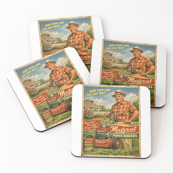 Item preview, Mastercut Americana: Vintage Power Mower Pride designed and sold by ForeverPrintsOK.