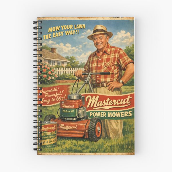 Item preview, Mastercut Americana: Vintage Power Mower Pride designed and sold by ForeverPrintsOK.