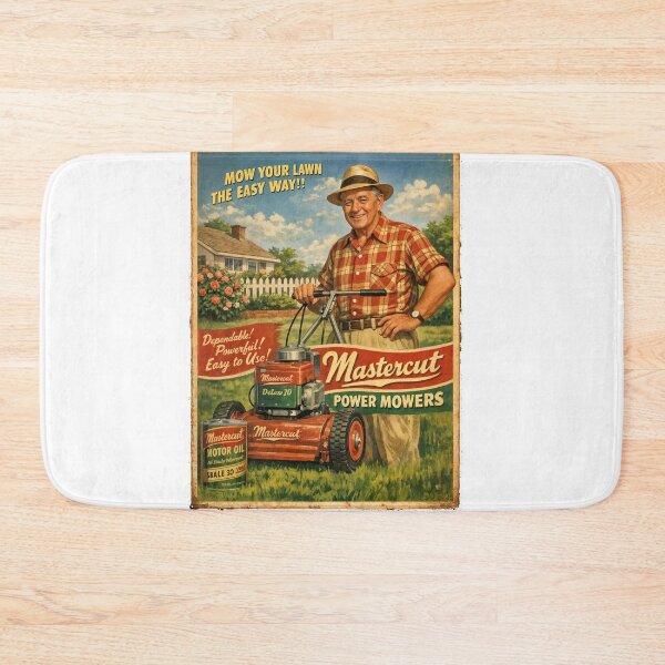 Item preview, Mastercut Americana: Vintage Power Mower Pride designed and sold by ForeverPrintsOK.