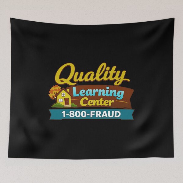 Item preview, Quality Learing Center 1-800-FRAUD Parody Logo - Minnesota Daycare Fraud Meme  designed and sold by gear-posters.