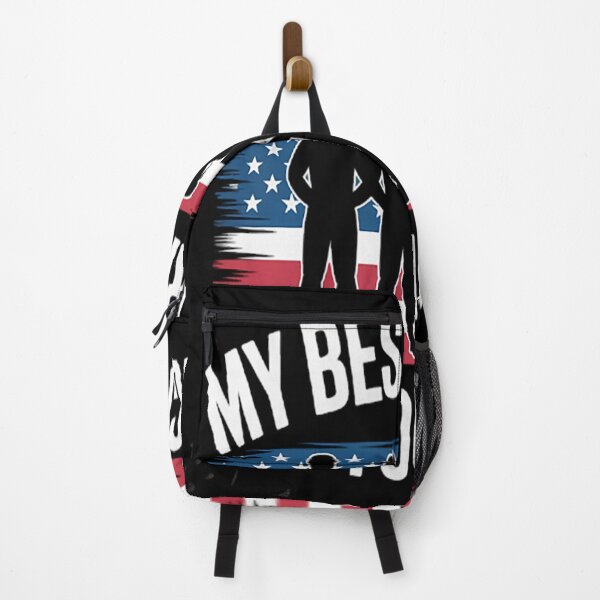 Item preview, My Best Friend Has Your Back - Military Armed Forces designed and sold by CottonCandyPrin.