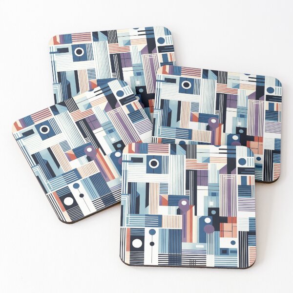 Item preview, modern art geometric pattern designed and sold by Dogandesighn.