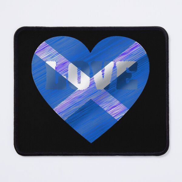 Item preview, Scottish Love Heart Design - Scotland Valentine Flag Art designed and sold by Loom on the Loch.