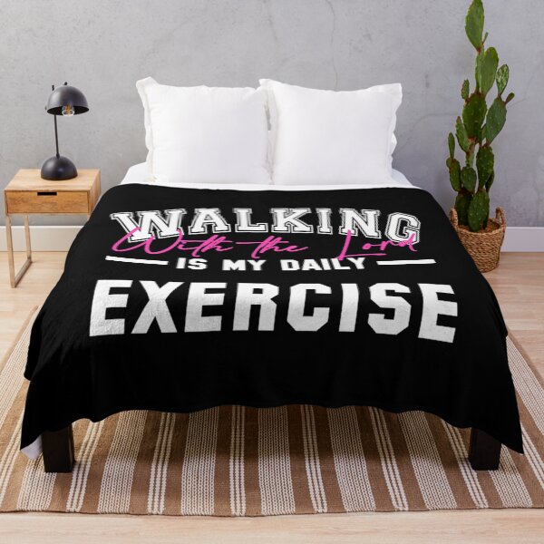Item preview, Walking With the Lord Is My Daily Exercise designed and sold by kostivikj77.