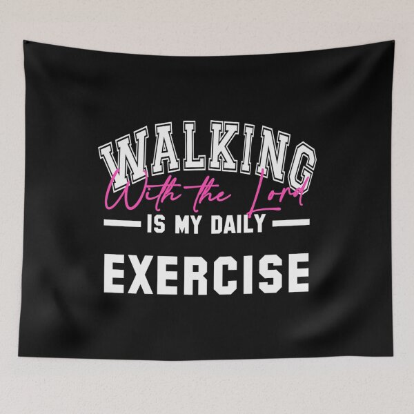 Item preview, Walking With the Lord Is My Daily Exercise designed and sold by kostivikj77.