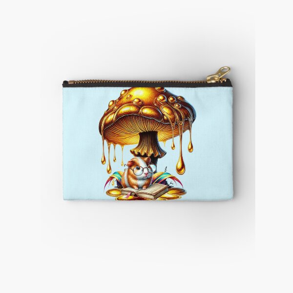 Item preview, cute cavy reading under a magic mushroom designed and sold by LoneAngel.
