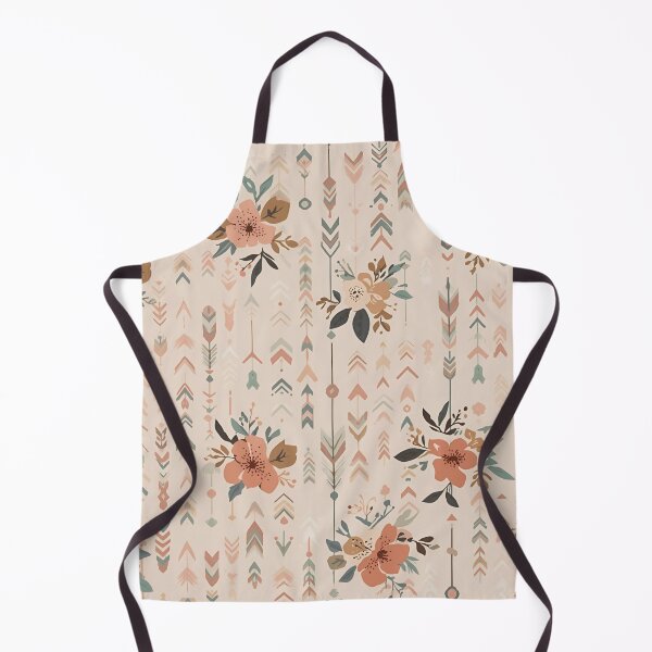 Item preview, Peach Floral Boho Arrow Pattern Design designed and sold by LakLuxe studio .