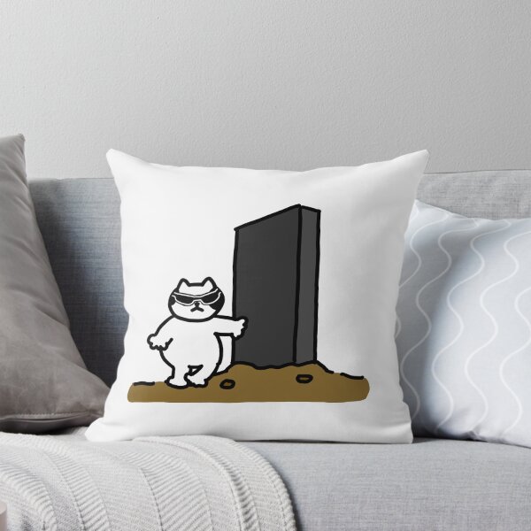 Item preview, a Cat next to the monolith designed and sold by superbaechoo.