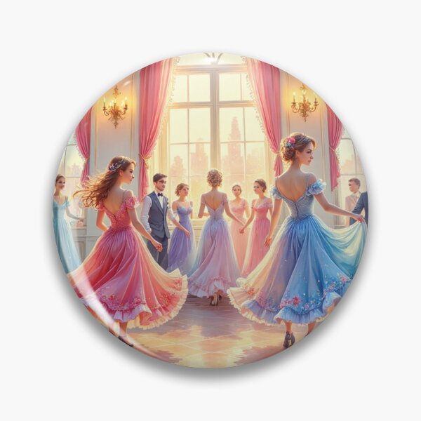 Item preview, Elegant Victorian Ballroom Dancers  designed and sold by Mary Spencer.