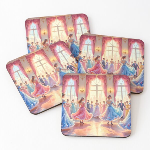 Item preview, Elegant Victorian Ballroom Dancers  designed and sold by Mary Spencer.