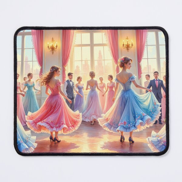 Item preview, Elegant Victorian Ballroom Dancers designed and sold by Mary Spencer.