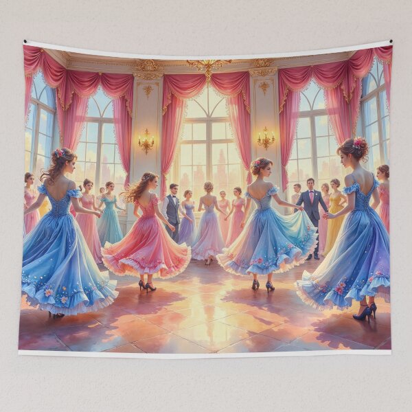 Item preview, Elegant Victorian Ballroom Dancers  designed and sold by Mary Spencer.