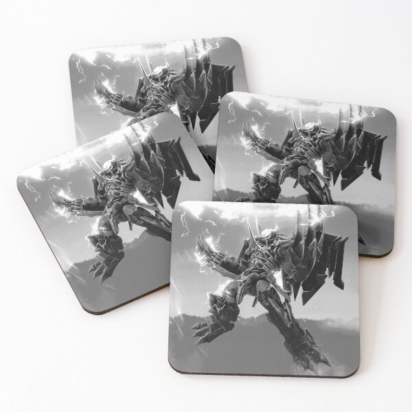 Item preview, wargreymon blackwhite illustration attack design designed and sold by sabartgunpla.