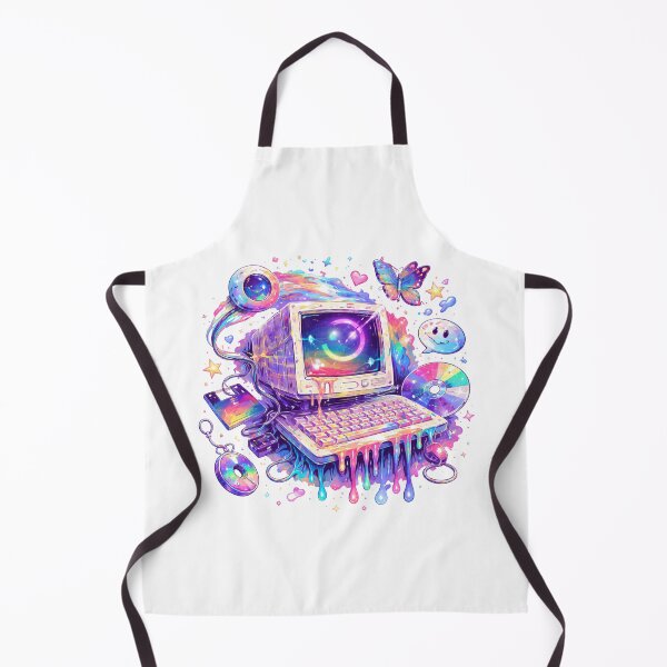 Artikelvorschau, Retro-futuristische Glitch-Art – Y2K-Digitalnostalgie-Ästhetik entworfen und verkauft von PopPizzazz.