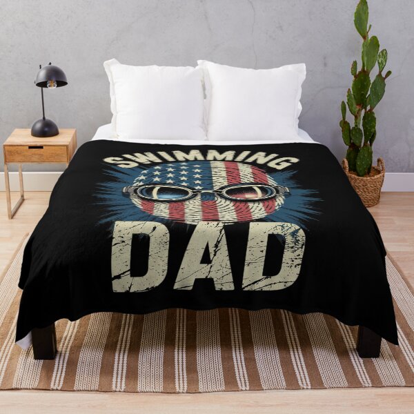 Item preview, American Flag Fingerprint Patriotic Sports Swimming Dad designed and sold by MyzoToyota.