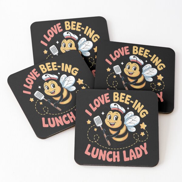 Item preview, Lunch Lady Bee Lover Cafeteria School Food Service Crew designed and sold by NicolaMail.