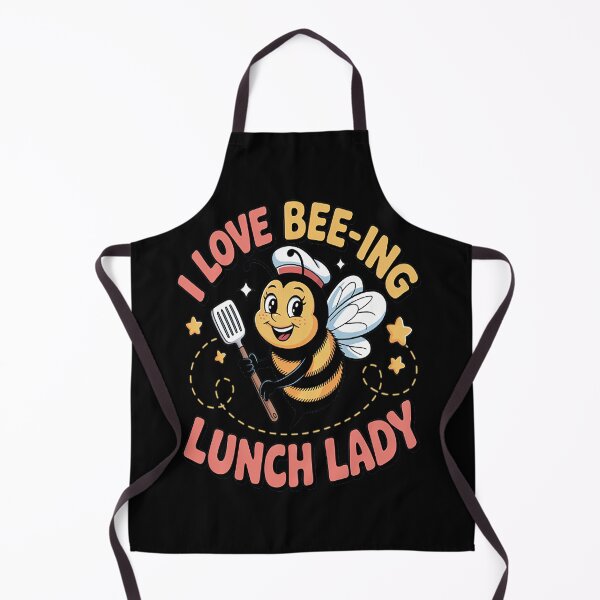 Item preview, Lunch Lady Bee Lover Cafeteria School Food Service Crew designed and sold by NicolaMail.
