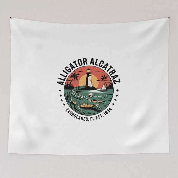 Item preview, Alligator Alcatraz18  designed and sold by DigitaldeligArt.