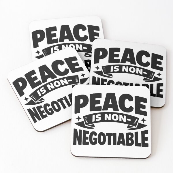 Item preview, Peace Is Non-Negotiable – Bold Calm Boundary Statement Tee designed and sold by bazstees54.