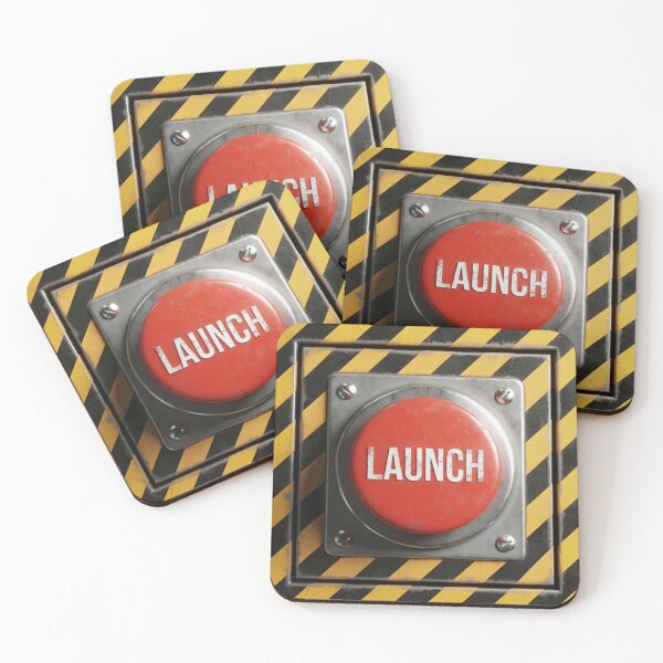 Item preview, Red Launch Pannel Button - Do Not Press Sticker designed and sold by octozap.