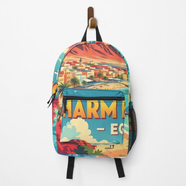 Item preview, Sharm El Sheikh, Sinai Peninsula, Egypt: Vintage-Style Painterly Travel Poster designed and sold by LSVart.