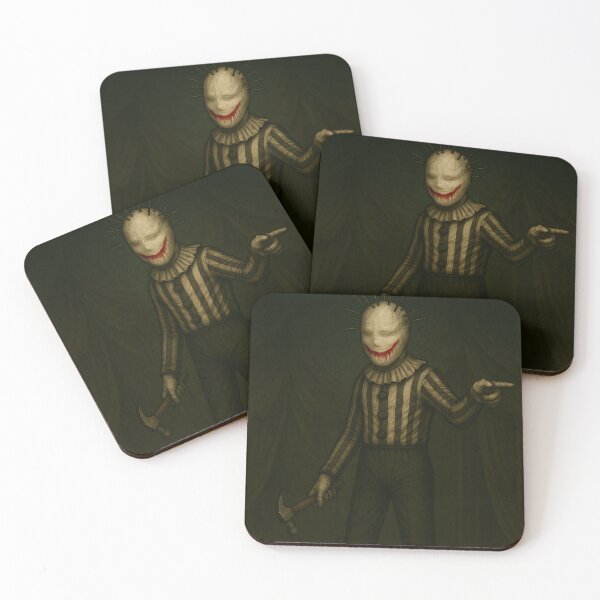 Item preview, Mime Clown - Dark Circus Horror Clown Art designed and sold by Candie_Loudenfrau_Art.