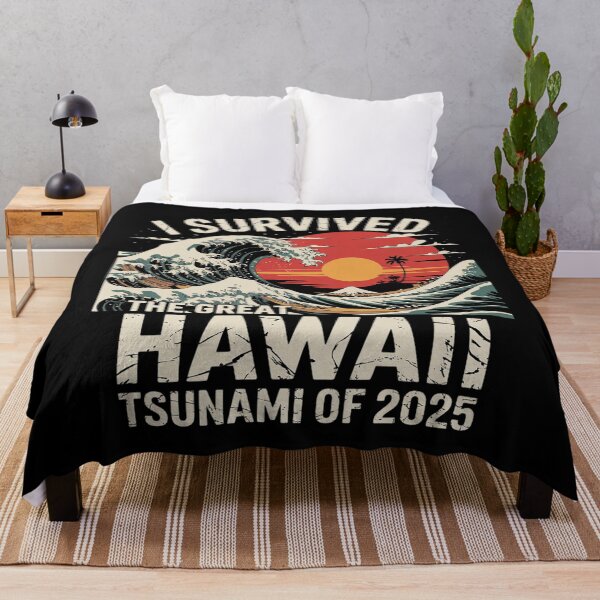 Item preview, I Survived The Great Hawaii Tsunami of 2025 21  designed and sold by MarkLeedsArt.