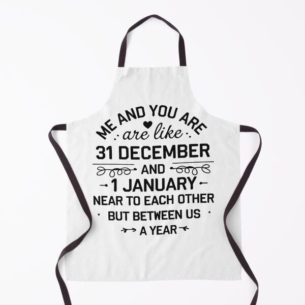 Item preview, You and Me Are Like 31 December and 1 January – Emotional Distance Love Quote Tank Top designed and sold by MAGICKEY2024.