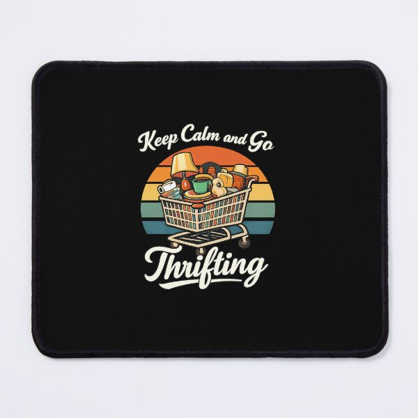 Item preview, Keep Calm and Go Thrifting Retro design | Vintage Thrift Shopping Shirt | Sleeveless Unisex Thrift Lover Apparel designed and sold by DailyDrivesct.