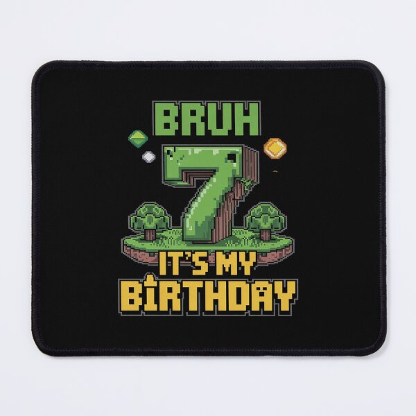 Item preview, Birthday Boy Bruh It's My 7th Birthday Gamer Pixel Number designed and sold by DigitaldeligArt.