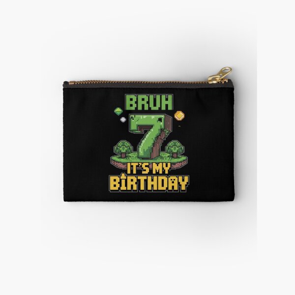 Item preview, Birthday Boy Bruh It's My 7th Birthday Gamer Pixel Number  designed and sold by DigitaldeligArt.