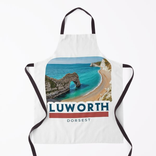 Item preview, Vintage Lulworth Dorset Durdle Door Sticker with Jurassic Coast Beach Views designed and sold by Blurbean.
