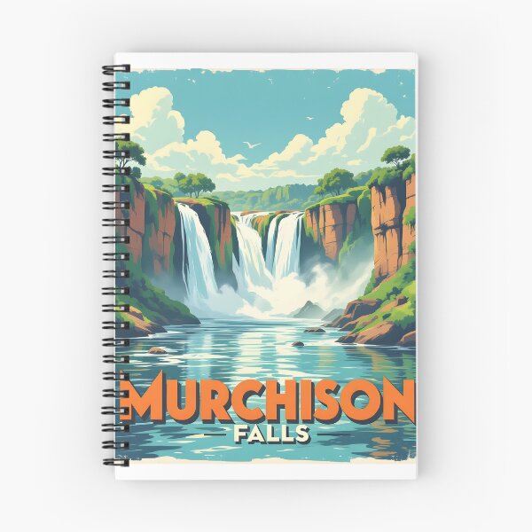 Item preview, Murchison Falls, Uganda: Vintage-Style Painterly Travel Poster designed and sold by LSVart.