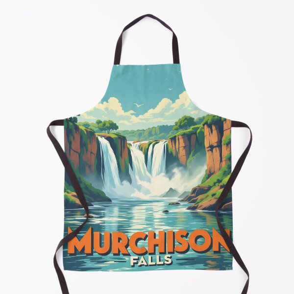 Item preview, Murchison Falls, Uganda: Vintage-Style Painterly Travel Poster designed and sold by LSVart.
