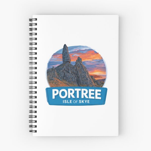 Item preview, Vintage Portree Isle of Skye Old Man of Storr Sticker with Highland Sunset designed and sold by Blurbean.