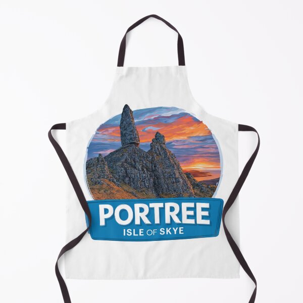Item preview, Vintage Portree Isle of Skye Old Man of Storr Sticker with Highland Sunset designed and sold by Blurbean.
