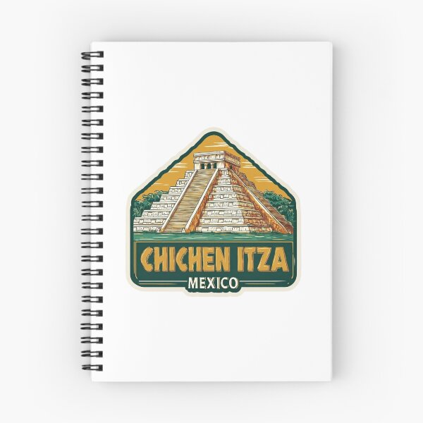 Item preview, Vintage Chichen Itza Mexico Maya Pyramid Sticker with El Castillo Temple designed and sold by Blurbean.