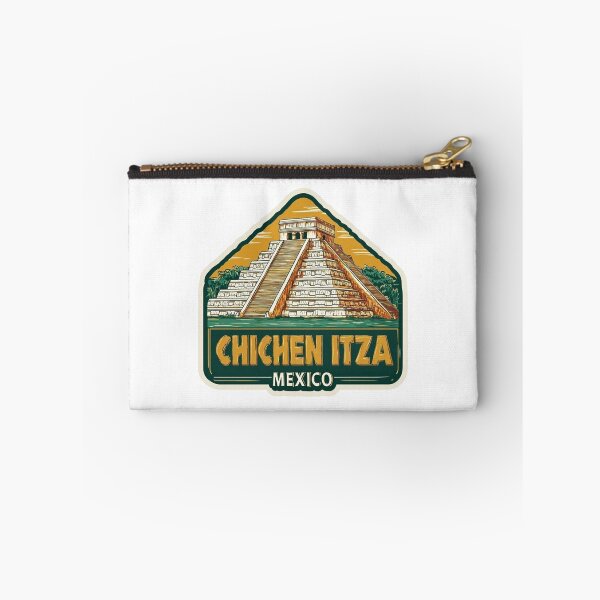 Item preview, Vintage Chichen Itza Mexico Maya Pyramid Sticker with El Castillo Temple designed and sold by Blurbean.