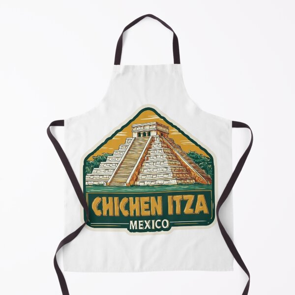 Item preview, Vintage Chichen Itza Mexico Maya Pyramid Sticker with El Castillo Temple designed and sold by Blurbean.