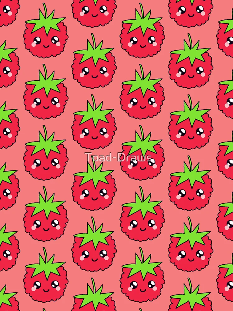 Thumbnail 5 of 5, iPhone Case, Smiling Raspberry designed and sold by Toad-Draws.