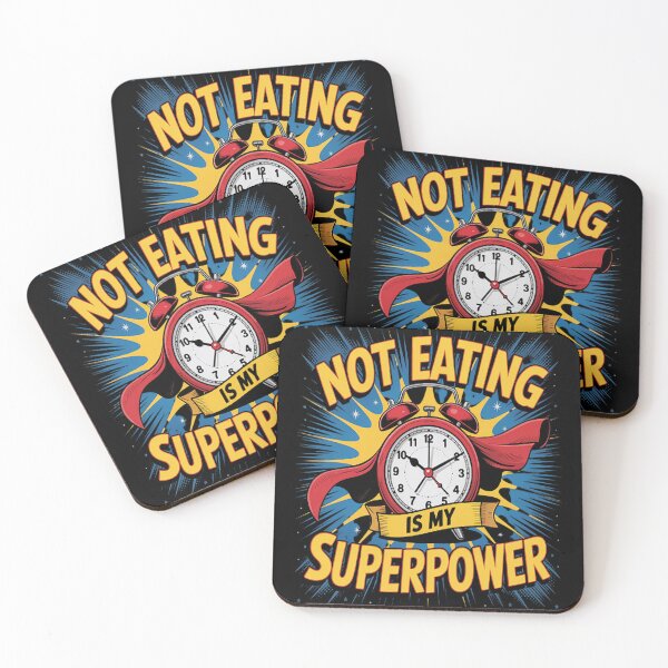Item preview, Not Eating is my Superpower - Fasting designed and sold by NicolaMail.